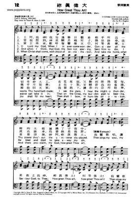 how great thou art sheet music pdf the evolution of hymn melodies in worship