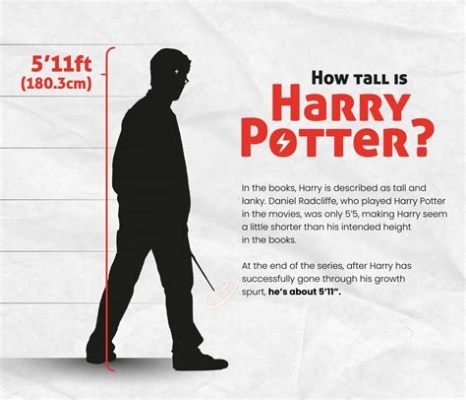 how tall is harry potter in the books: what if he had a growth spurt?