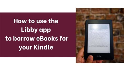 how to get books from libby to kindle